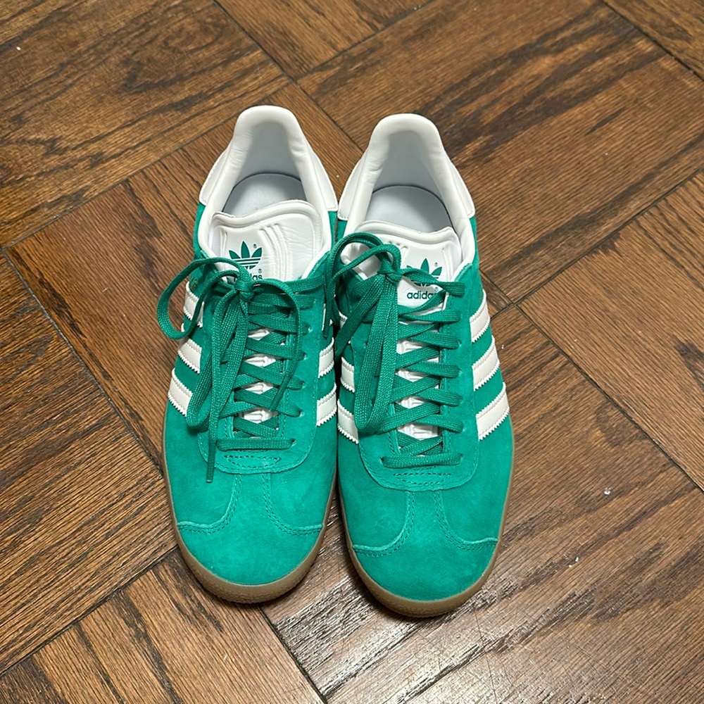 Adidas Gazelle Court Green Footwear White